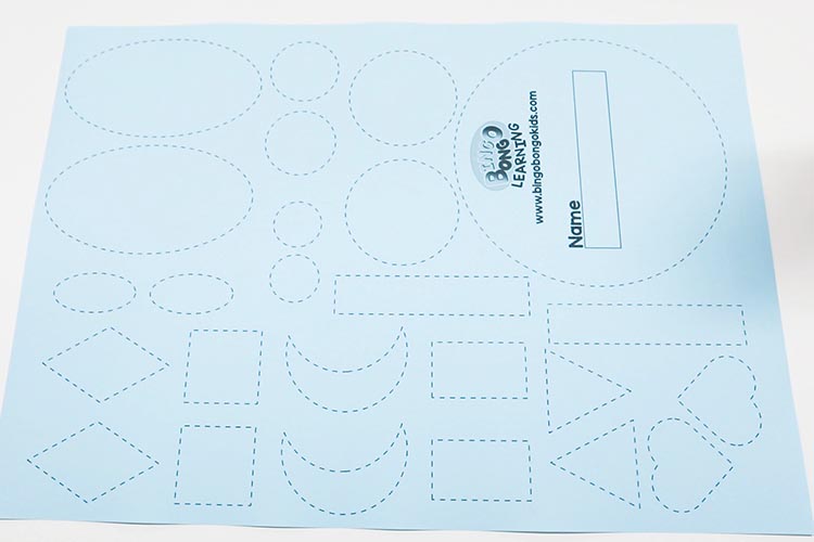 Shapes Animals Downloadable Template