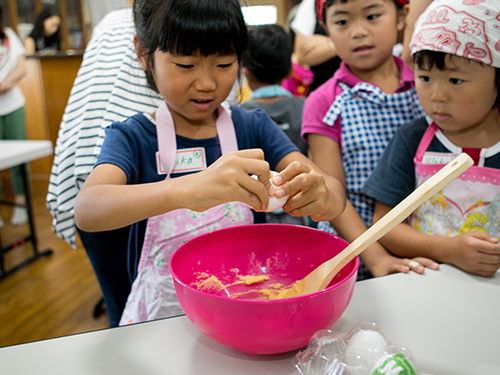 英語を使ってクッキーの生地をつくろう