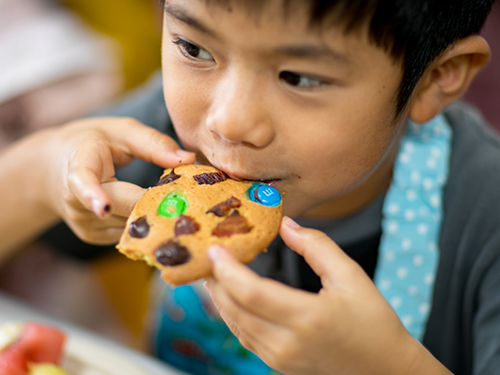 楽しいアメリカンクッキー作り