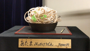 funny udon costume gif