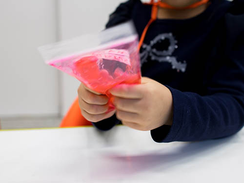 袋で簡単にスクライムができる