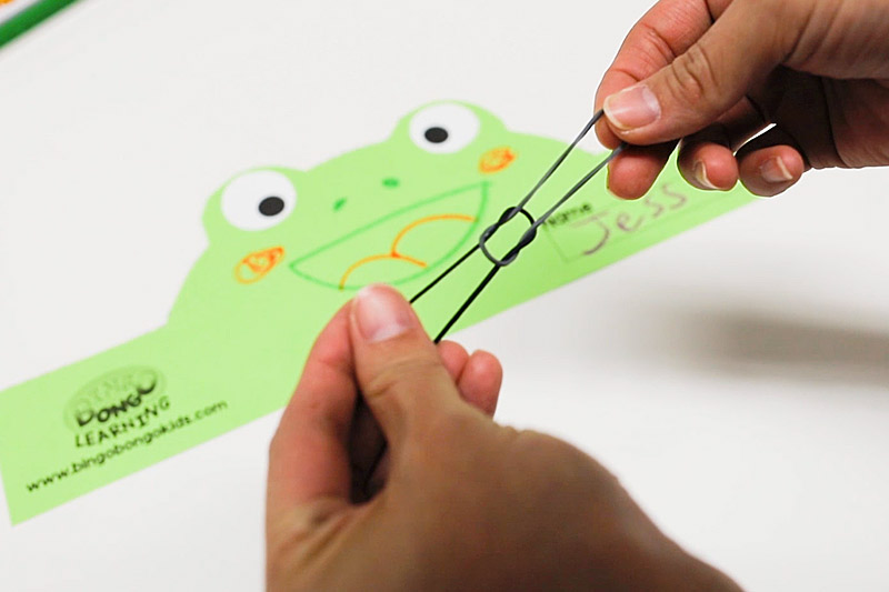 紙工作「動物帽子」の作り方と材料