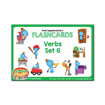 動詞の絵カード 6