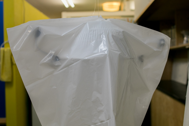 簡単なイルミネーション付きお化けの飾り手順2