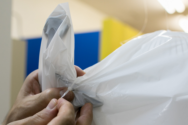 簡単なイルミネーション付きお化けの飾り 手順3