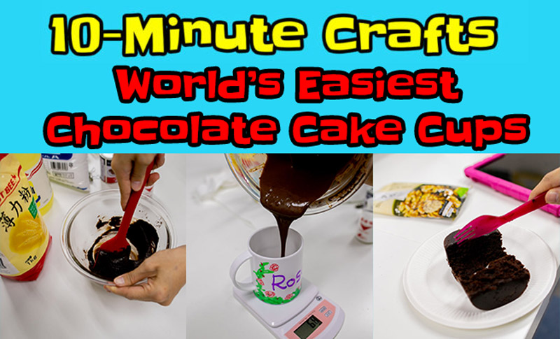 10 minute crafts cake cups