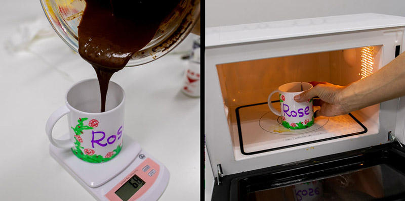 easy Chocolate Mug Cup Cakes fast easy 1